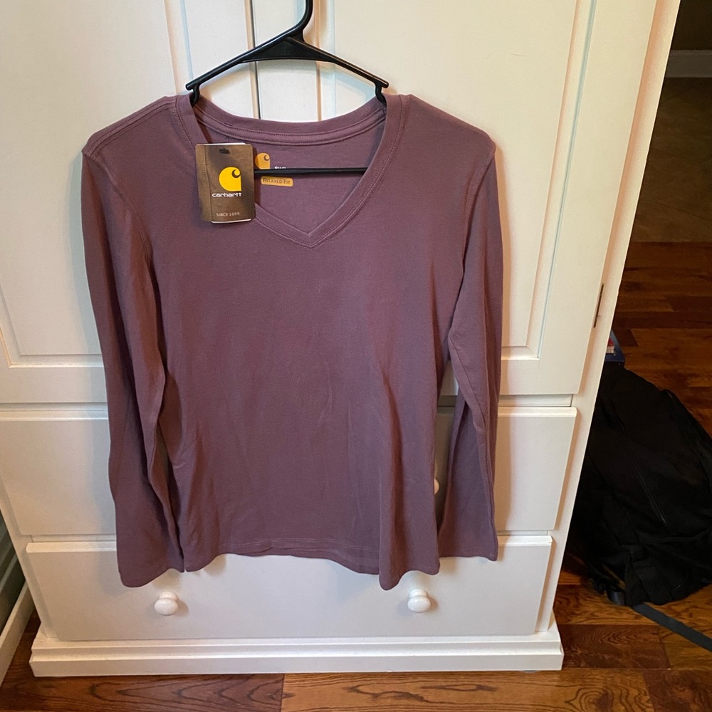 Small purple Carhartt shirt NWT